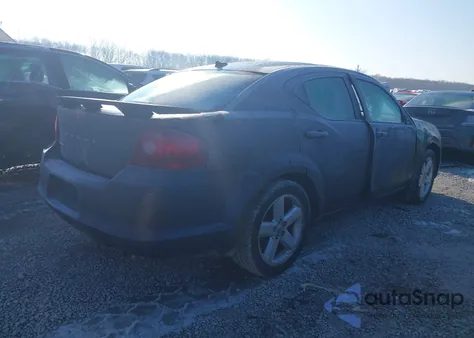 2014 Dodge Avenger Se из США, поврежденный, VIN 1C3CDZAB9EN215848